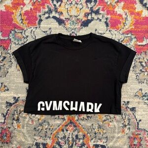 Gymshark cropped workout tee , S